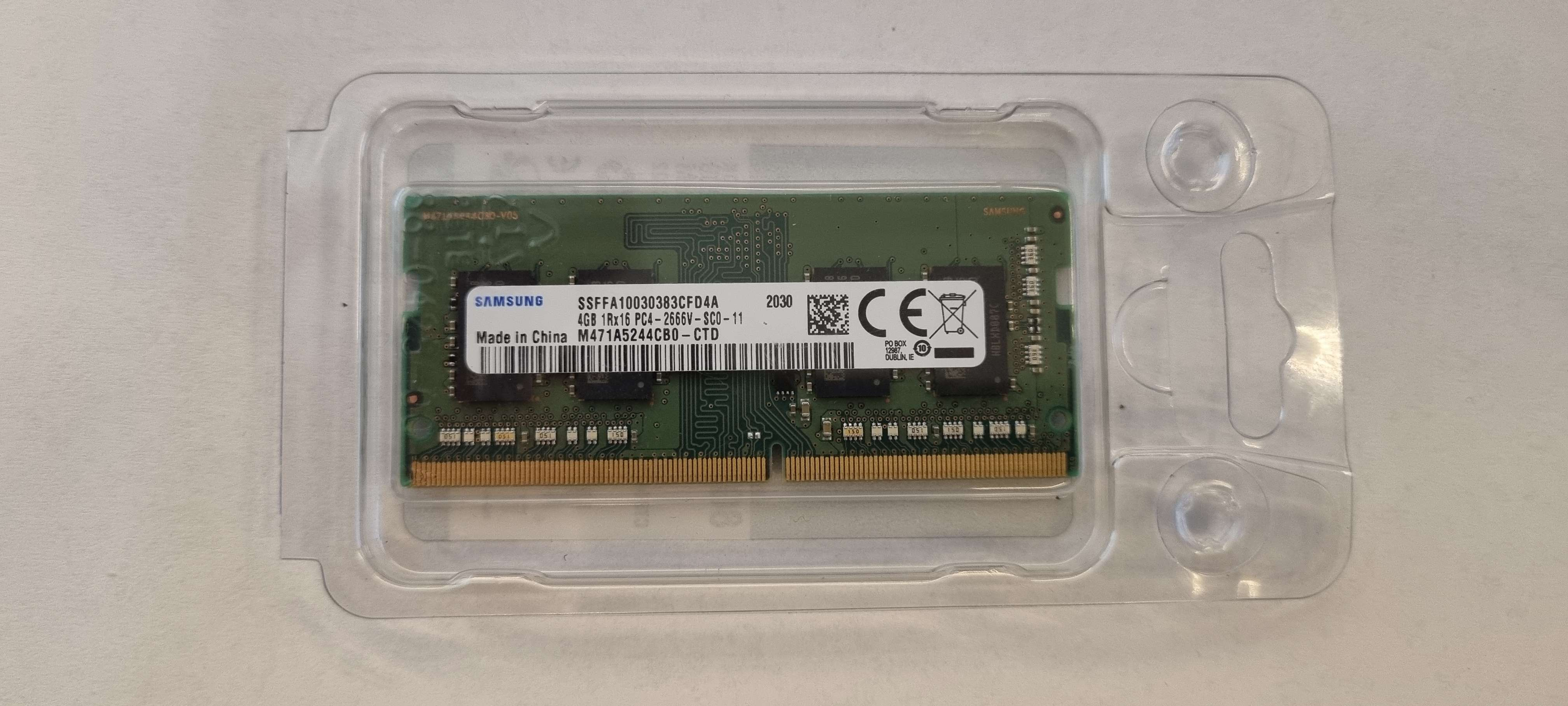 Samsung 4GB 1Rx16 PC4 Laptop Memory