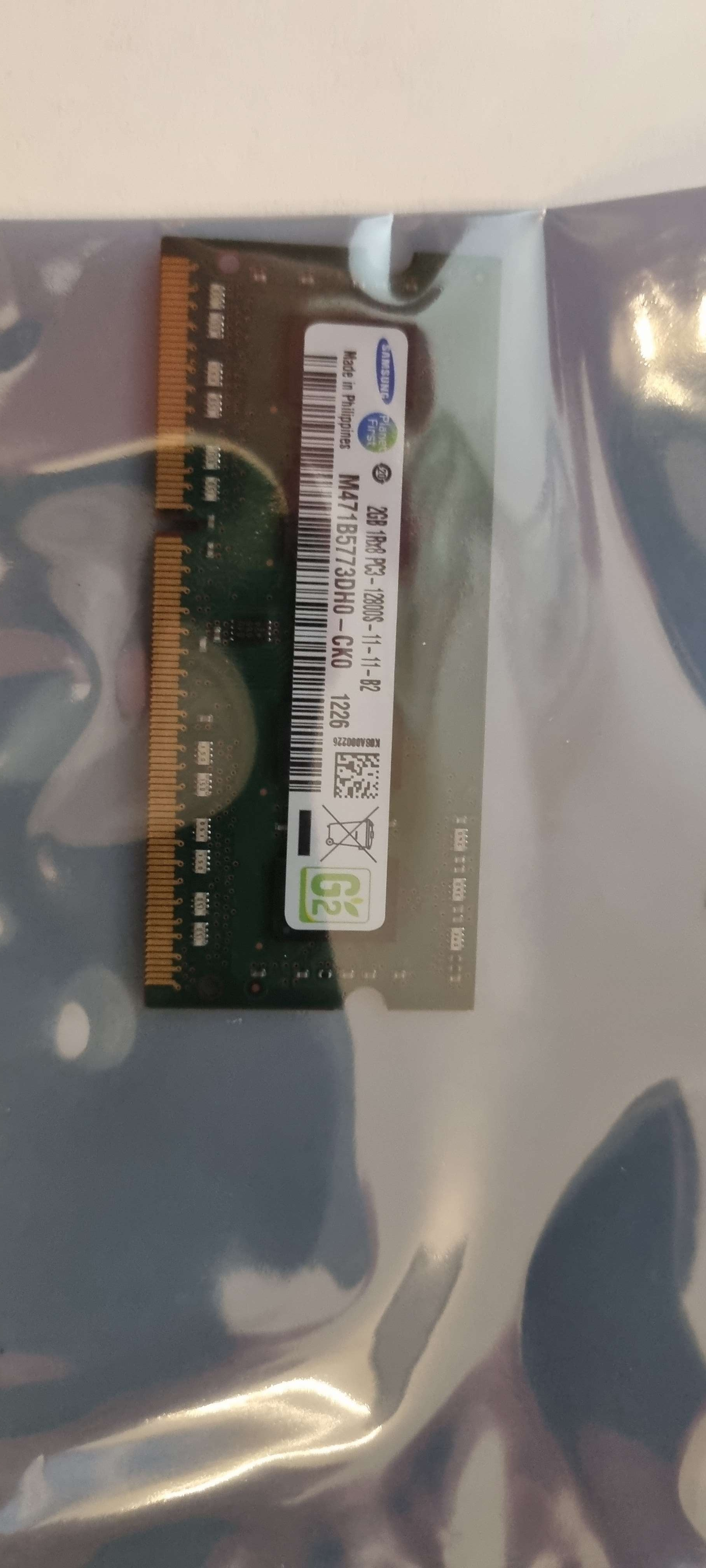 Samsung 2GB PC3-12800S 1Rx8 Samsung Laptop Memory